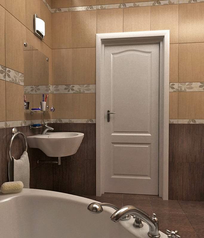 Влагостойкие двери для ванной и туалета